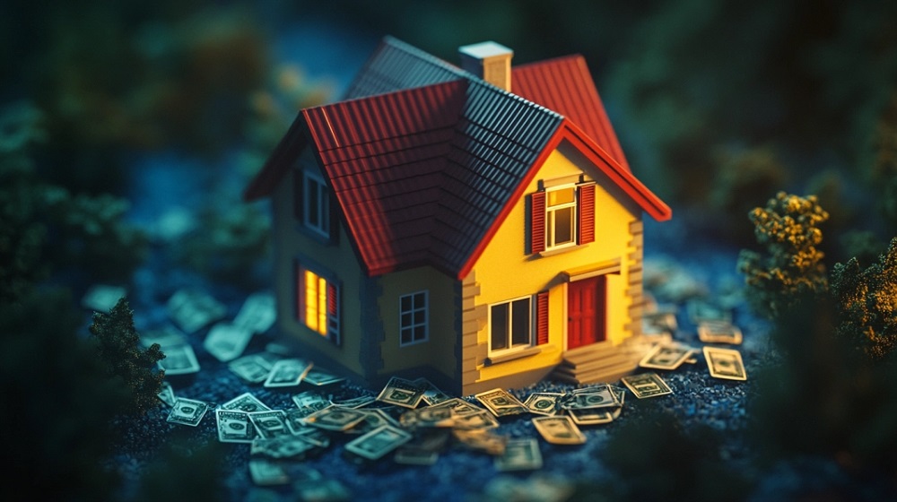 paying cash for a house