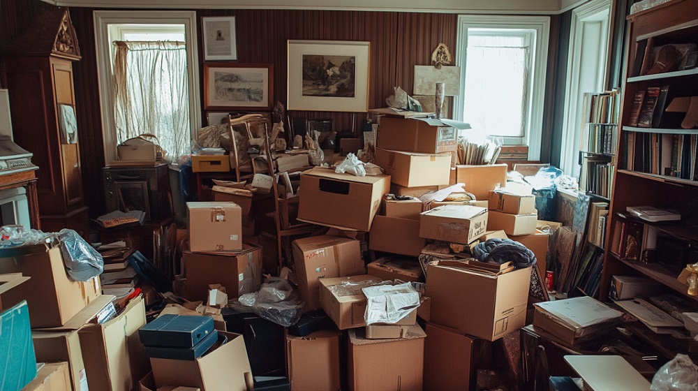 selling a hoarders house
